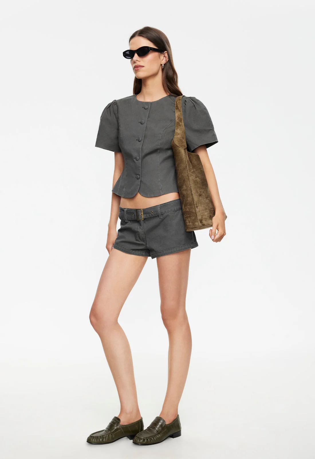 AFTERGLOW MINI SHORT - MOSS - Image 3