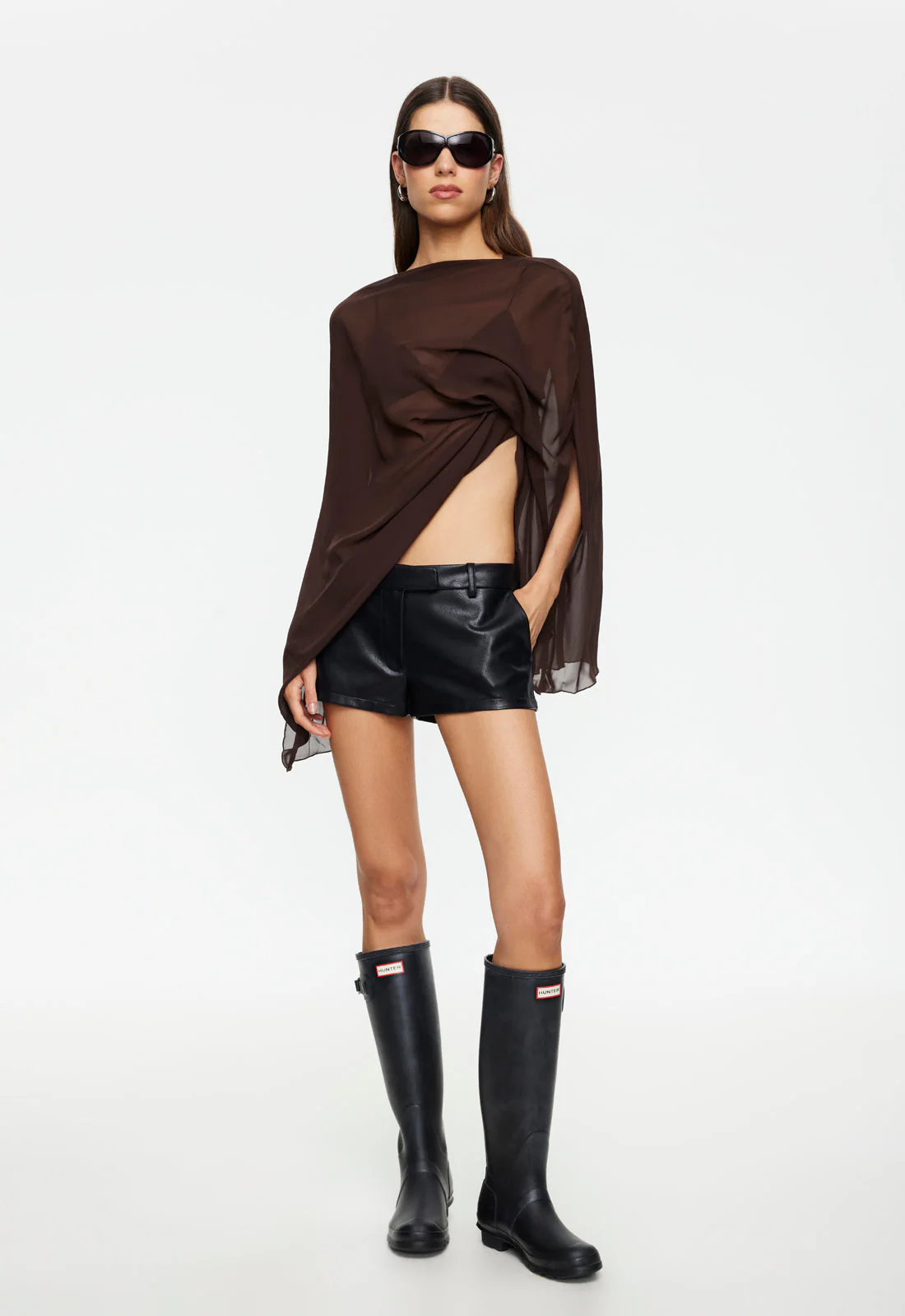 AURA PONCHO - CHOCOLATE - Image 2