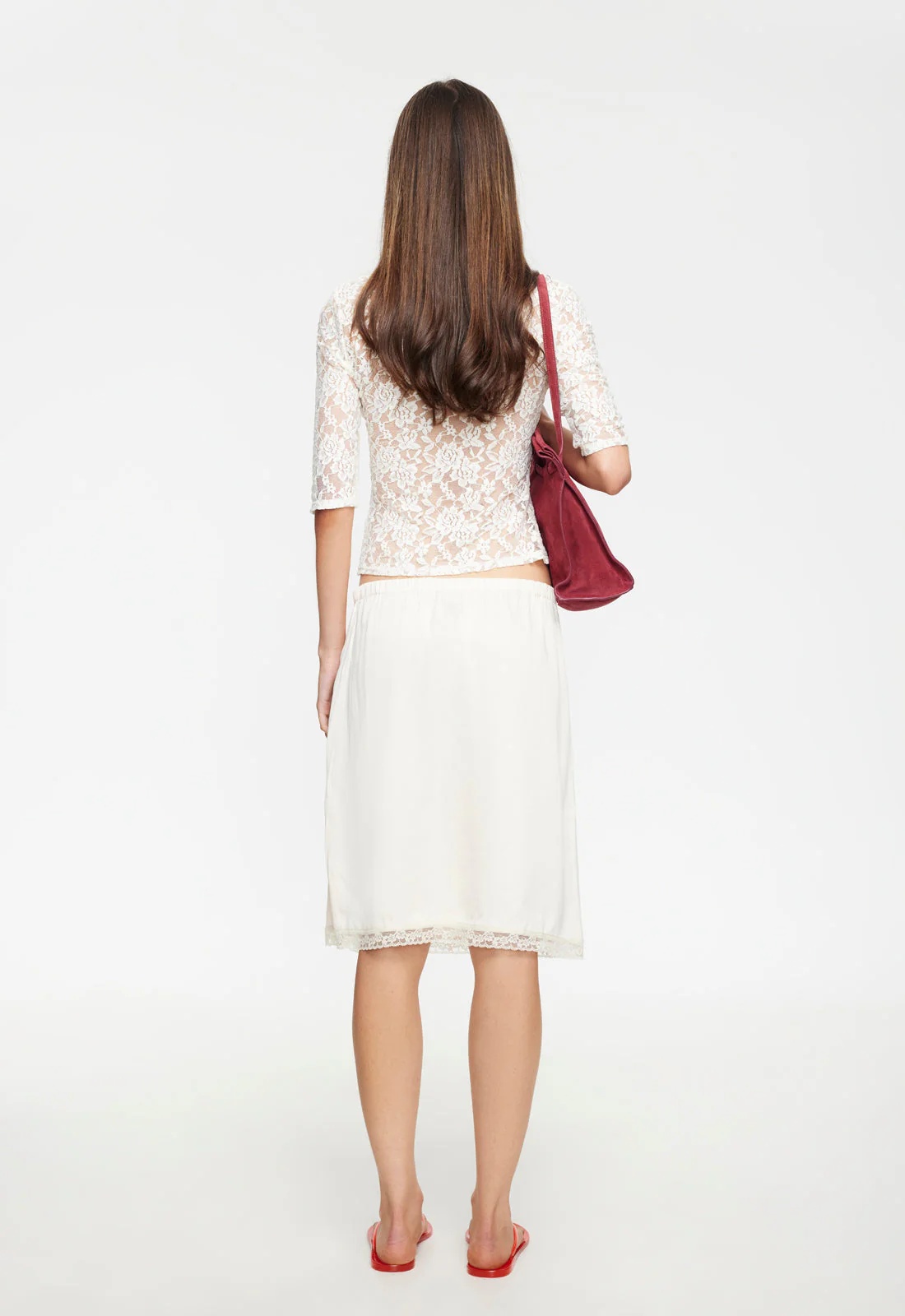 BELLA MIDI SKIRT - BUTTER - Image 5