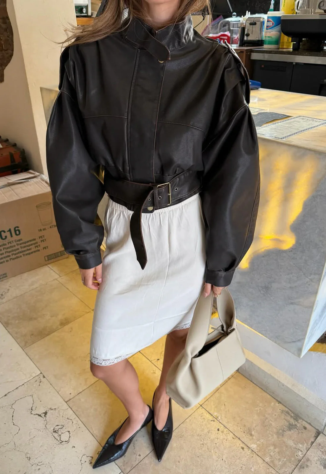 BELLA MIDI SKIRT - BUTTER - Image 7