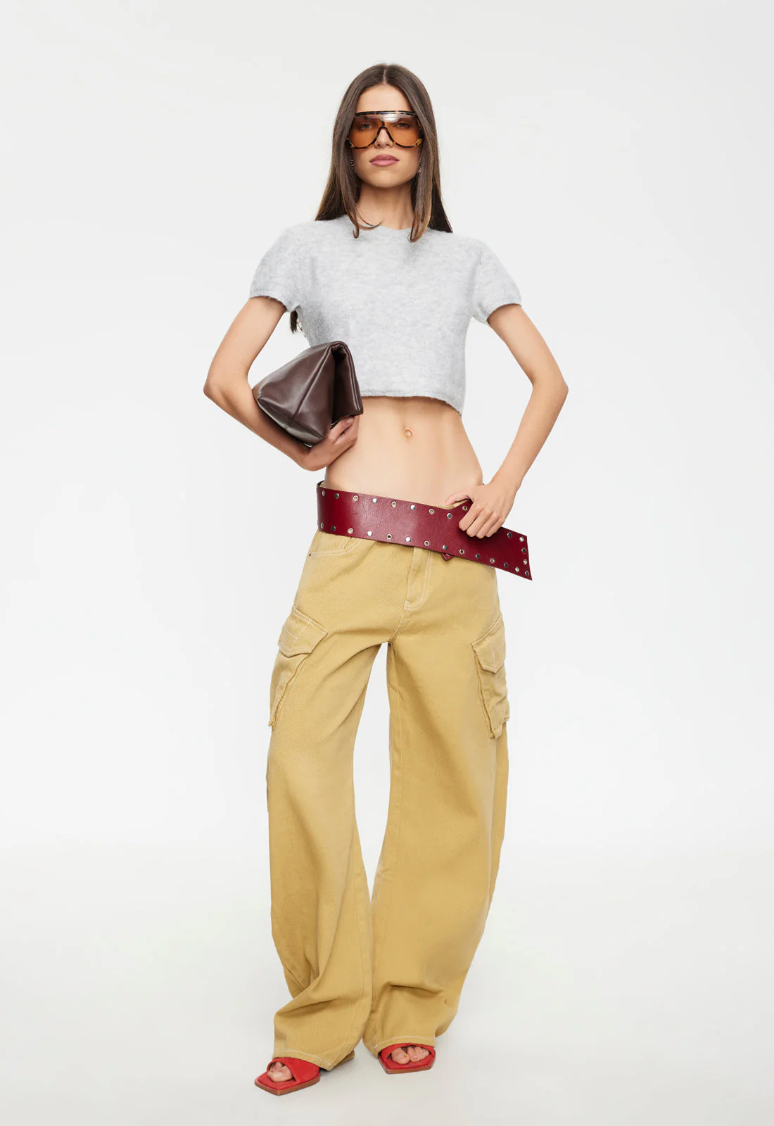 BELVEDERE KNIT TOP - DOVE