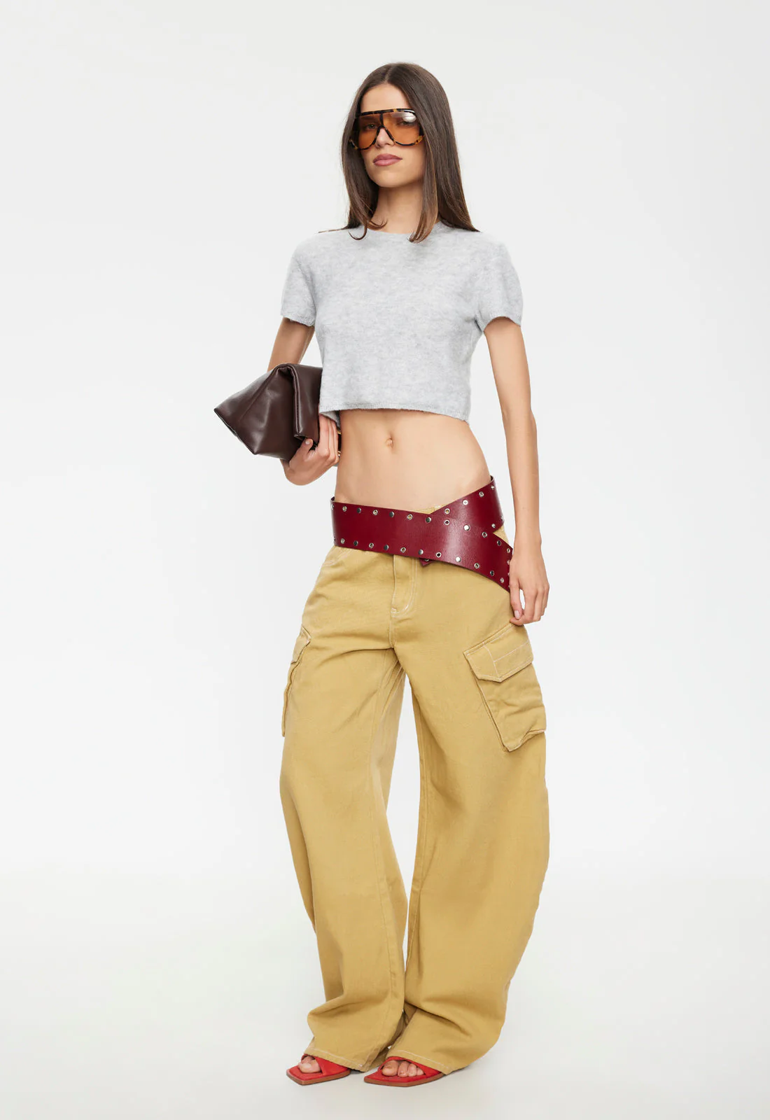 BELVEDERE KNIT TOP - DOVE - Image 3