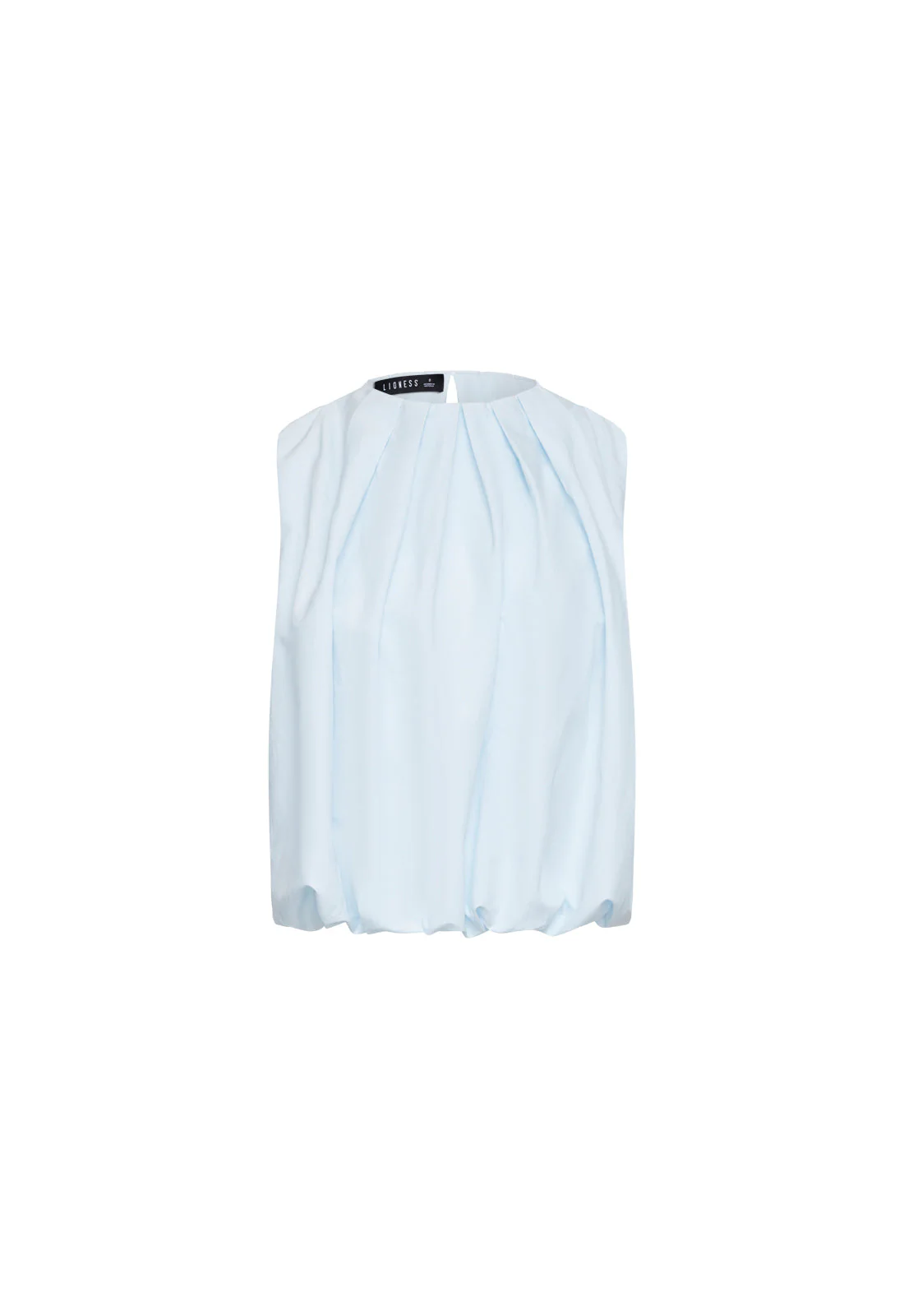 BEVERLY BUBBLE TOP - SOFT BLUE - Image 5