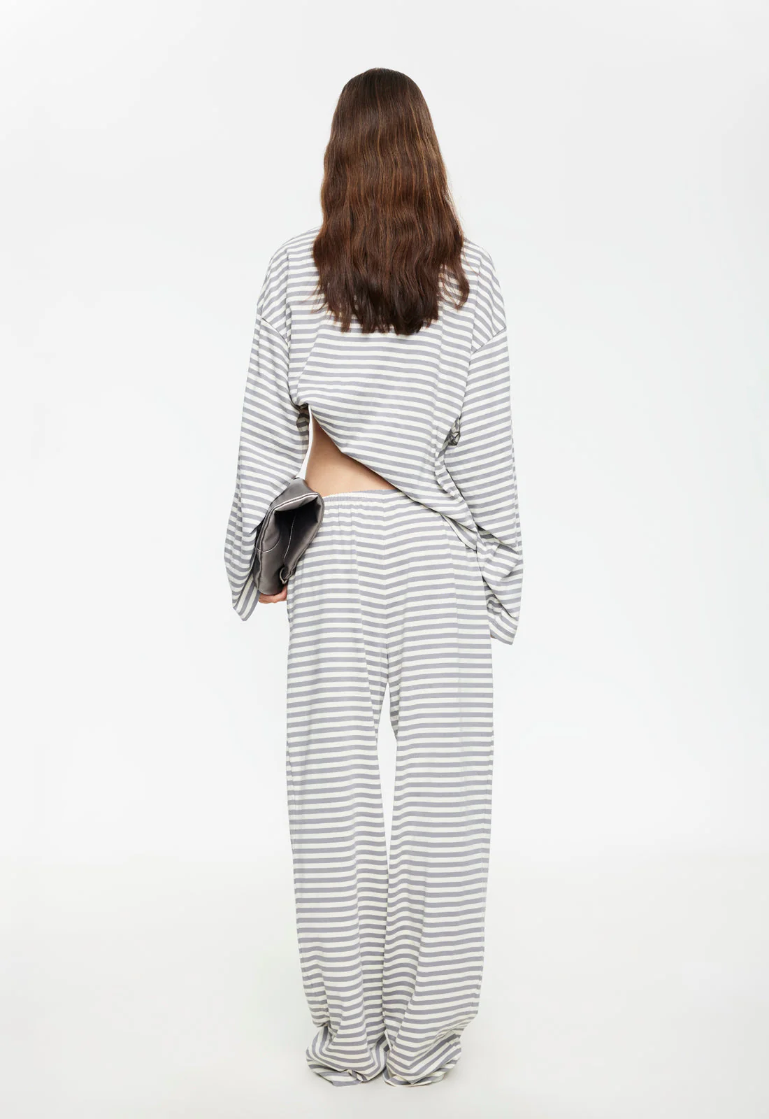 BLOOM LONG SLEEVE - ASH STRIPE - Image 5