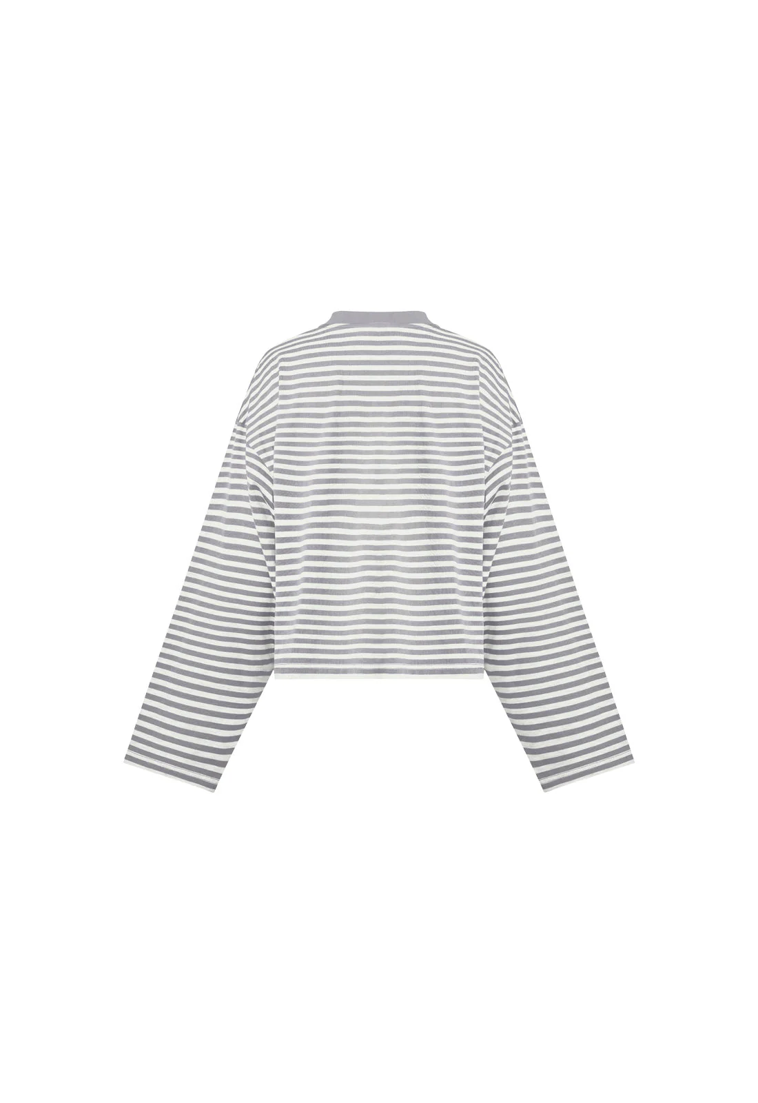 BLOOM LONG SLEEVE - ASH STRIPE - Image 7