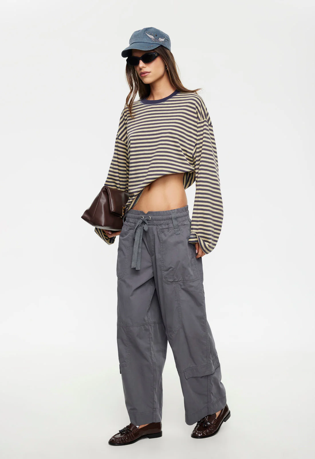 BLOOM LONG SLEEVE - BEIGE STRIPE