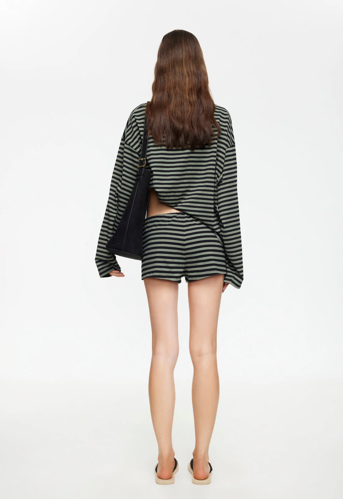 BLOOM LONG SLEEVE - FOREST STRIPE - Image 4