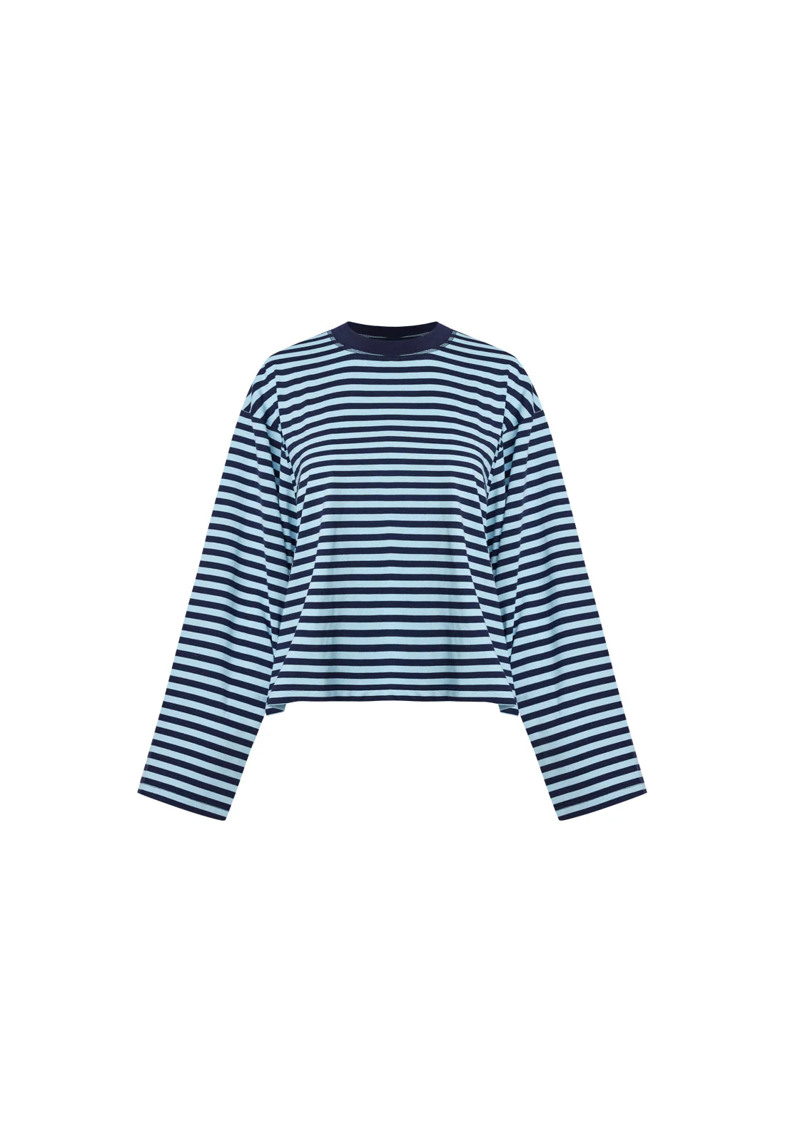 BLOOM LONG SLEEVE - NAVY SEA STRIPE - Image 6