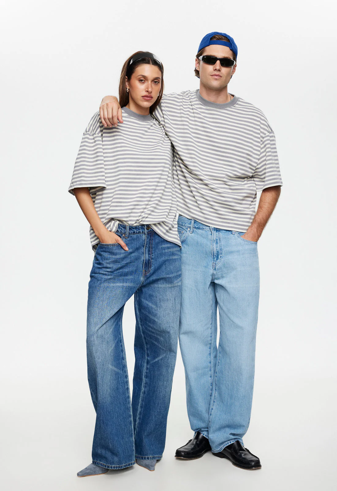 BLOOM SHORT SLEEVE - ASH STRIPE - Image 2