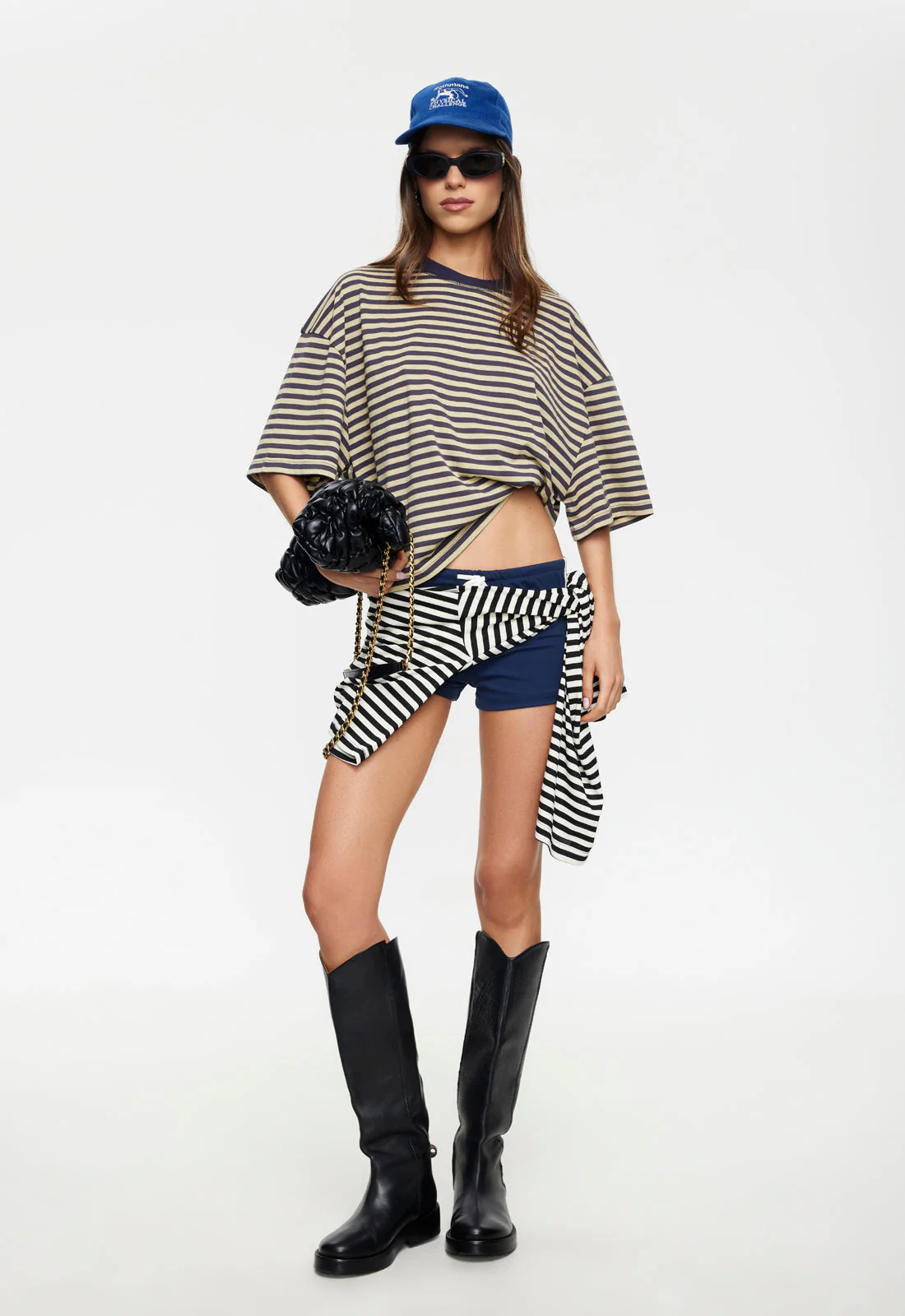 BLOOM SHORT SLEEVE - BEIGE STRIPE - Image 4