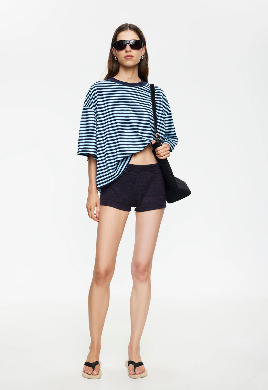BLOOM SHORT SLEEVE - NAVY SEA STRIPE - Image 2
