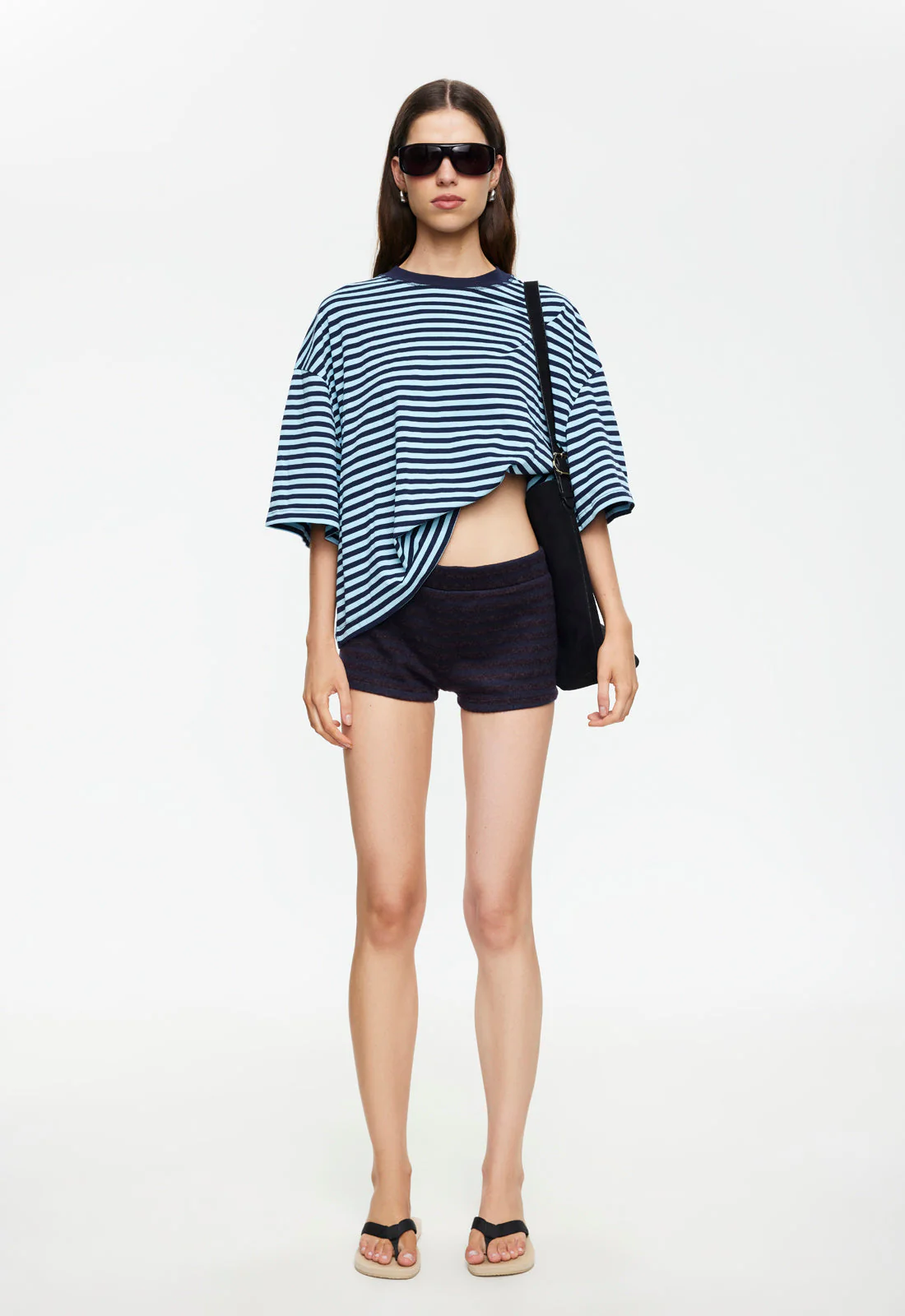 BLOOM SHORT SLEEVE - NAVY SEA STRIPE - Image 3