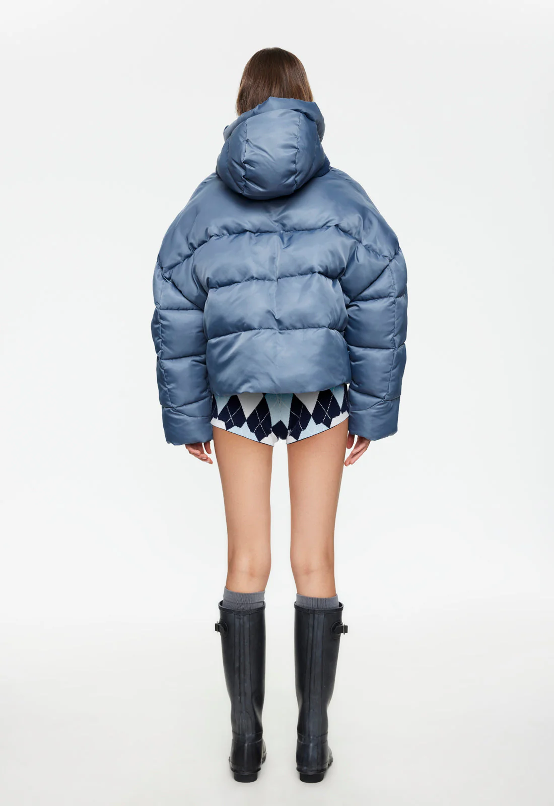 CINDY PUFFER JACKET - SLATE - Image 4