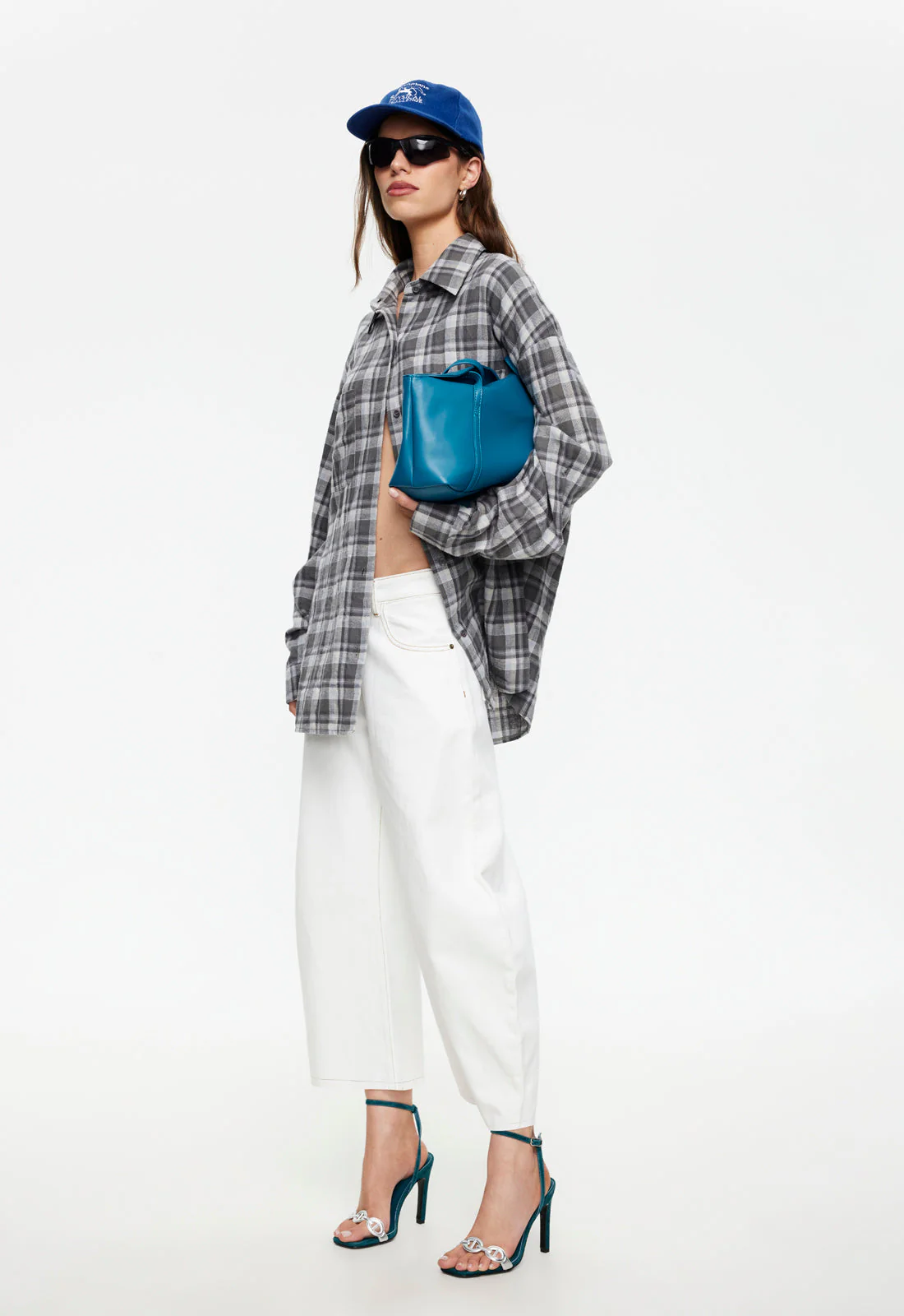 CLARITY SHIRT - SLATE PLAID - Image 3