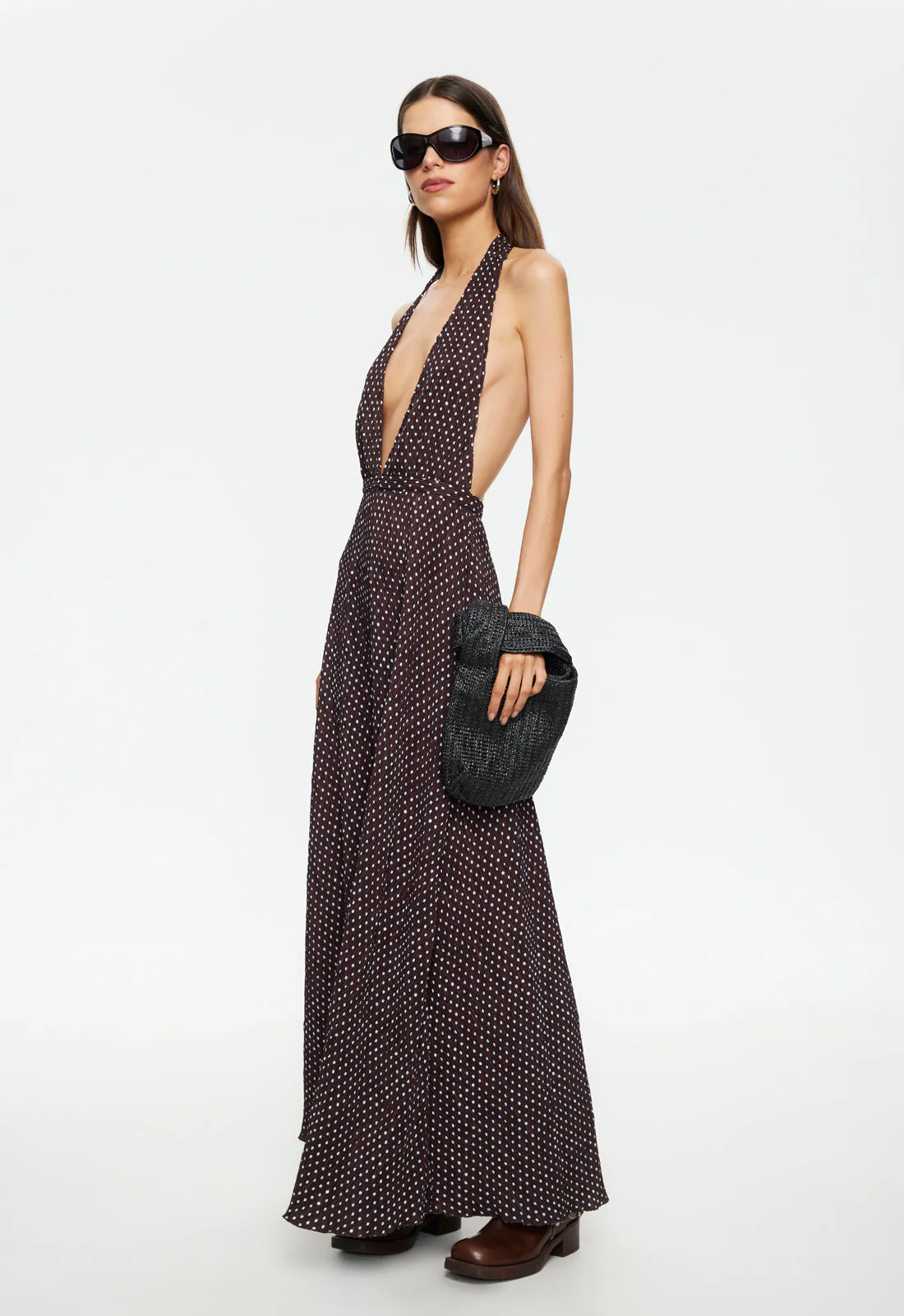 DISTRICT MAXI - CHOCOLATE BLUE POLKA - Image 2