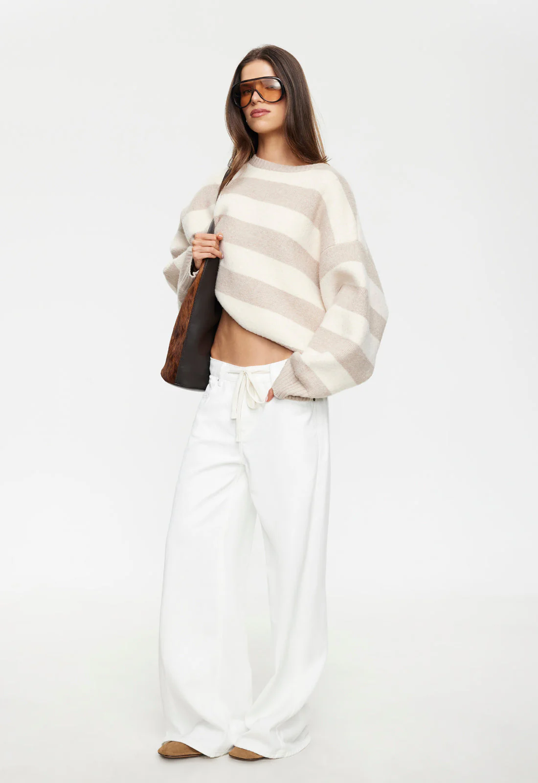 DOLCE KNIT - SAND STRIPE - Image 3
