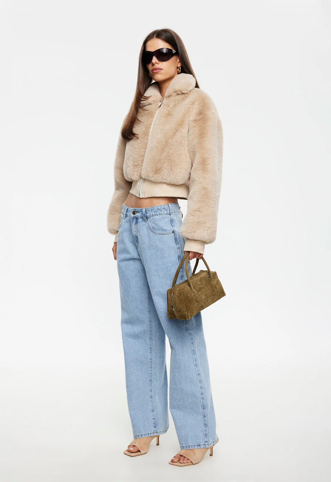 DRITA FAUX FUR - SAND - Image 3