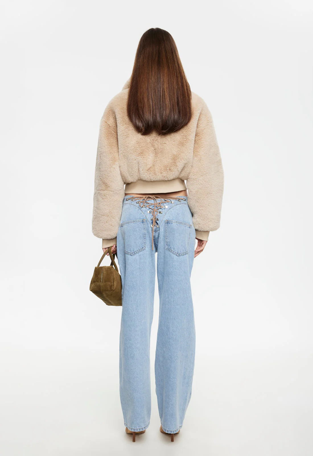 DRITA FAUX FUR - SAND - Image 4