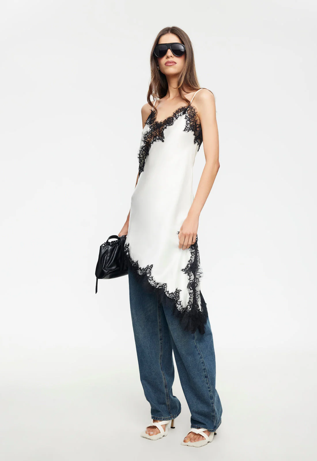 EMERGING MIDI DRESS - PORCELAIN - Image 3