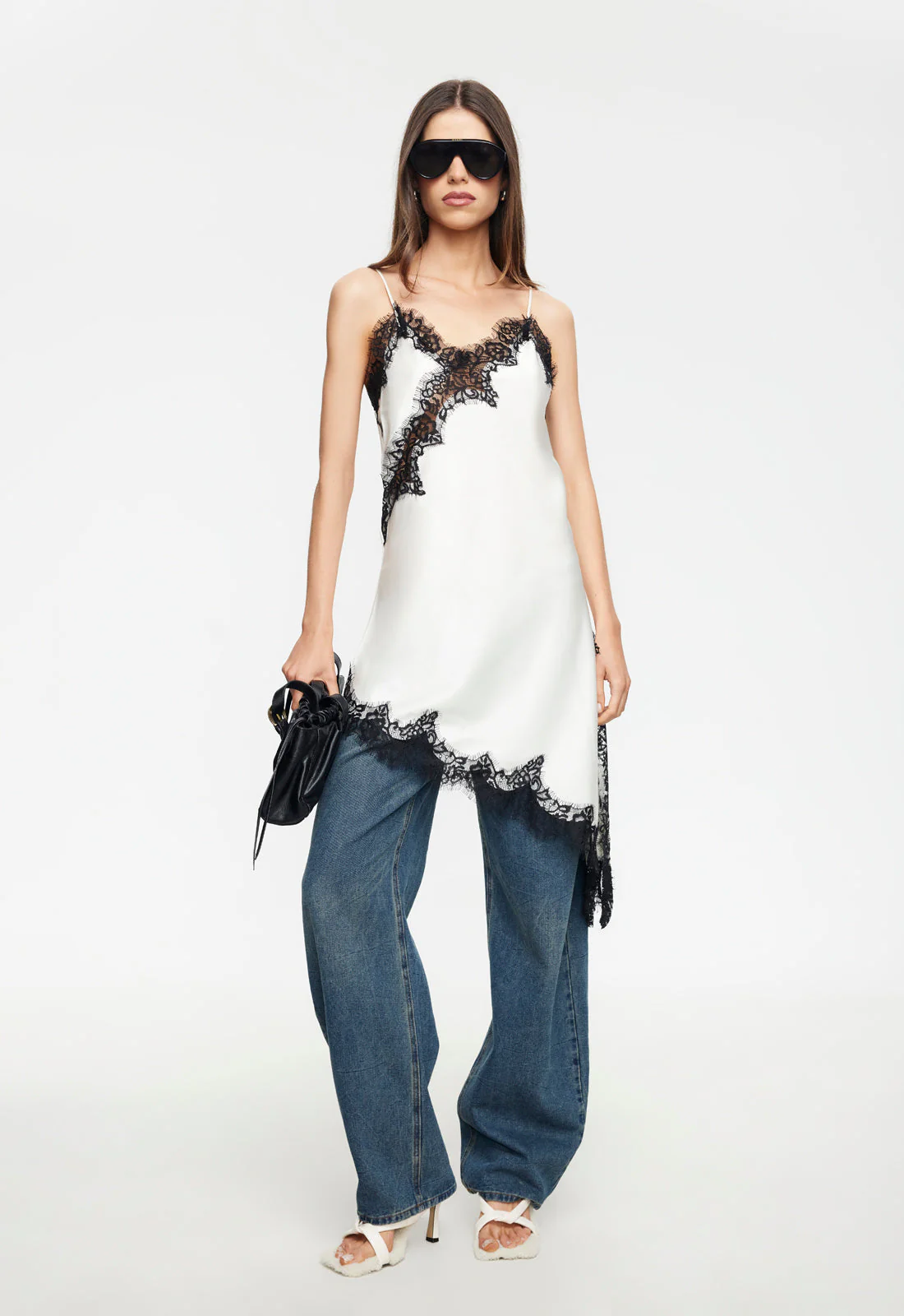 EMERGING MIDI DRESS - PORCELAIN - Image 4