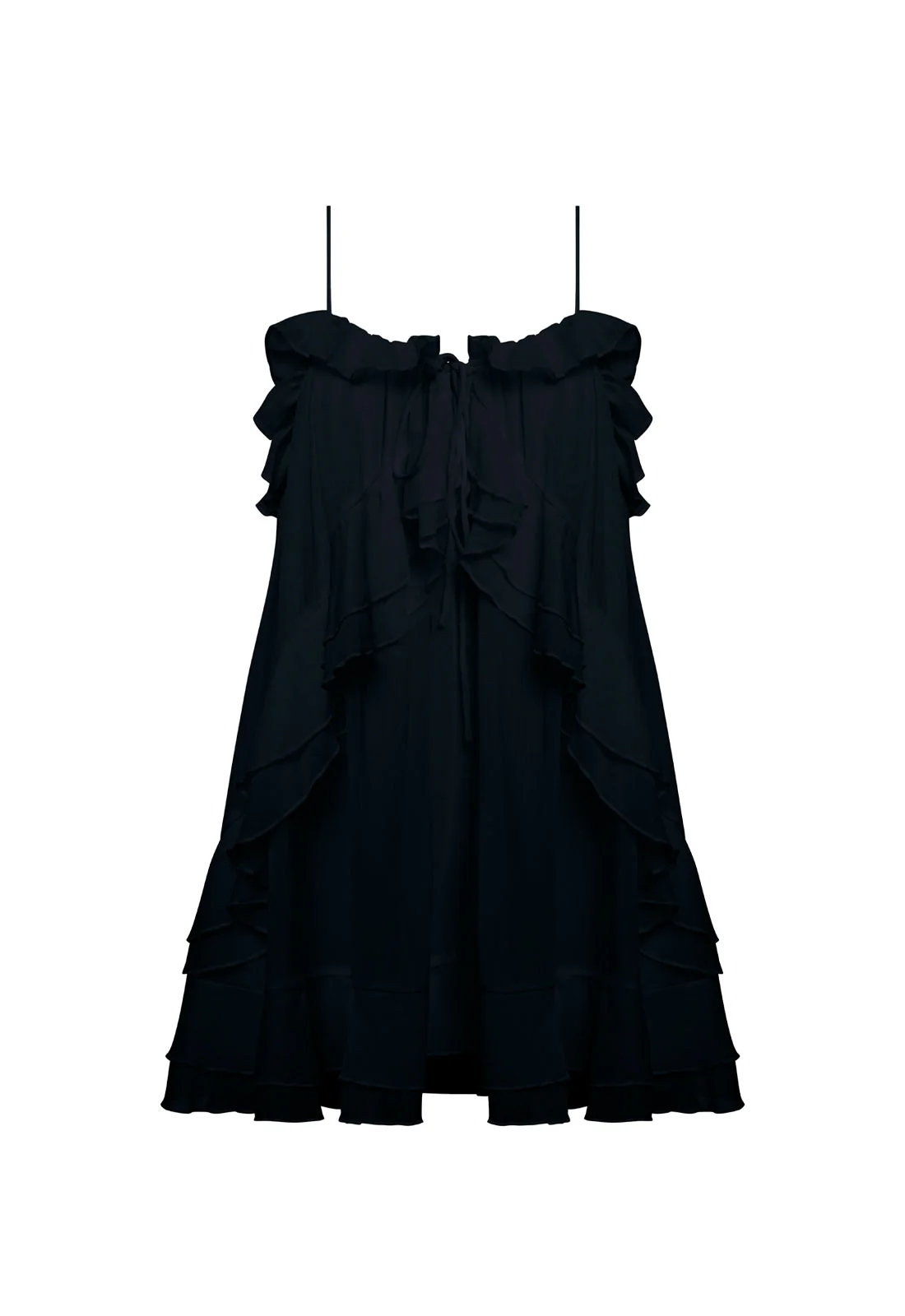 ETHEREAL MINI DRESS - OBSIDIAN - Image 7