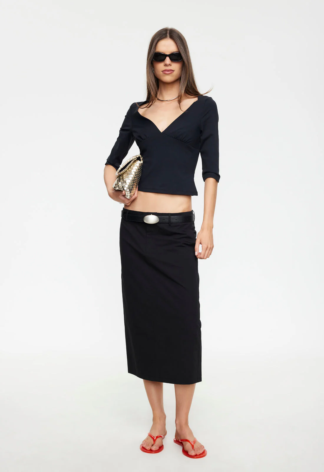 FAMIGLIA MIDI SKIRT - DUSK - Image 3