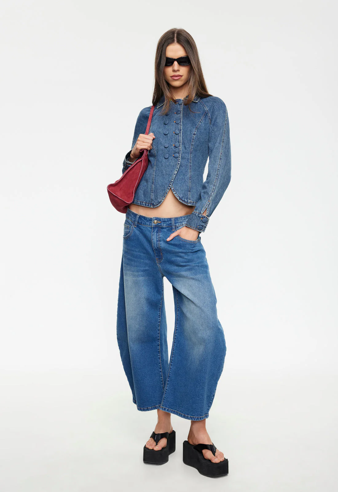 FORM JACKET - MID BLUE - Image 3