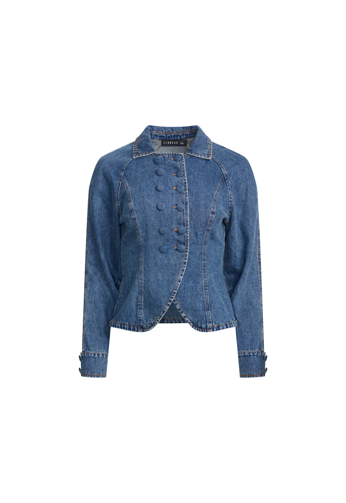 FORM JACKET - MID BLUE - Image 5