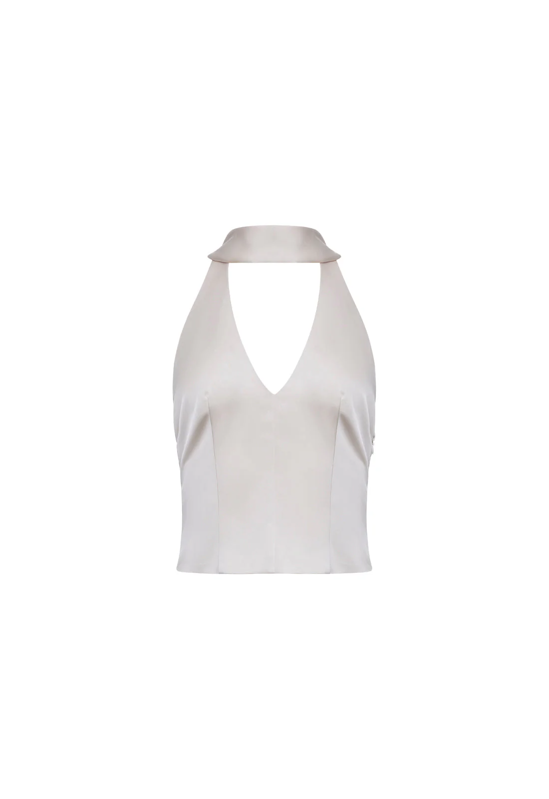 FRONT ROW HALTER - CREAM - Image 5