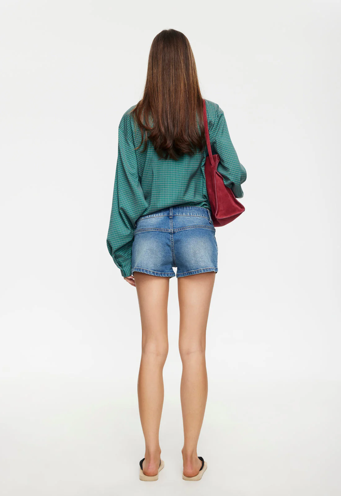 GISELE SHORT - LIGHT DENIM - Image 4