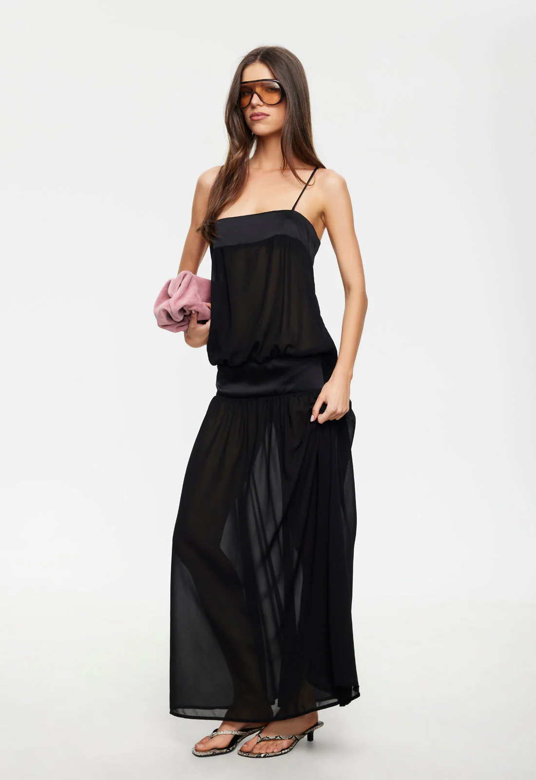GRACIA MAXI DRESS - NOIR - Image 3