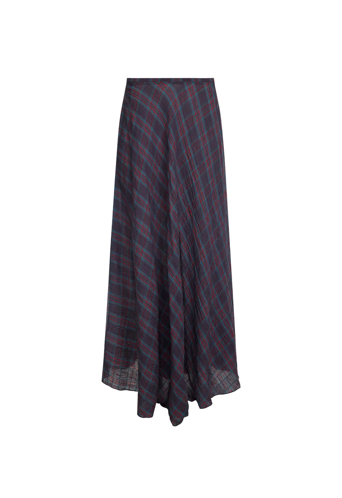 HALCYON MAXI SKIRT - JADE PLAID - Image 5