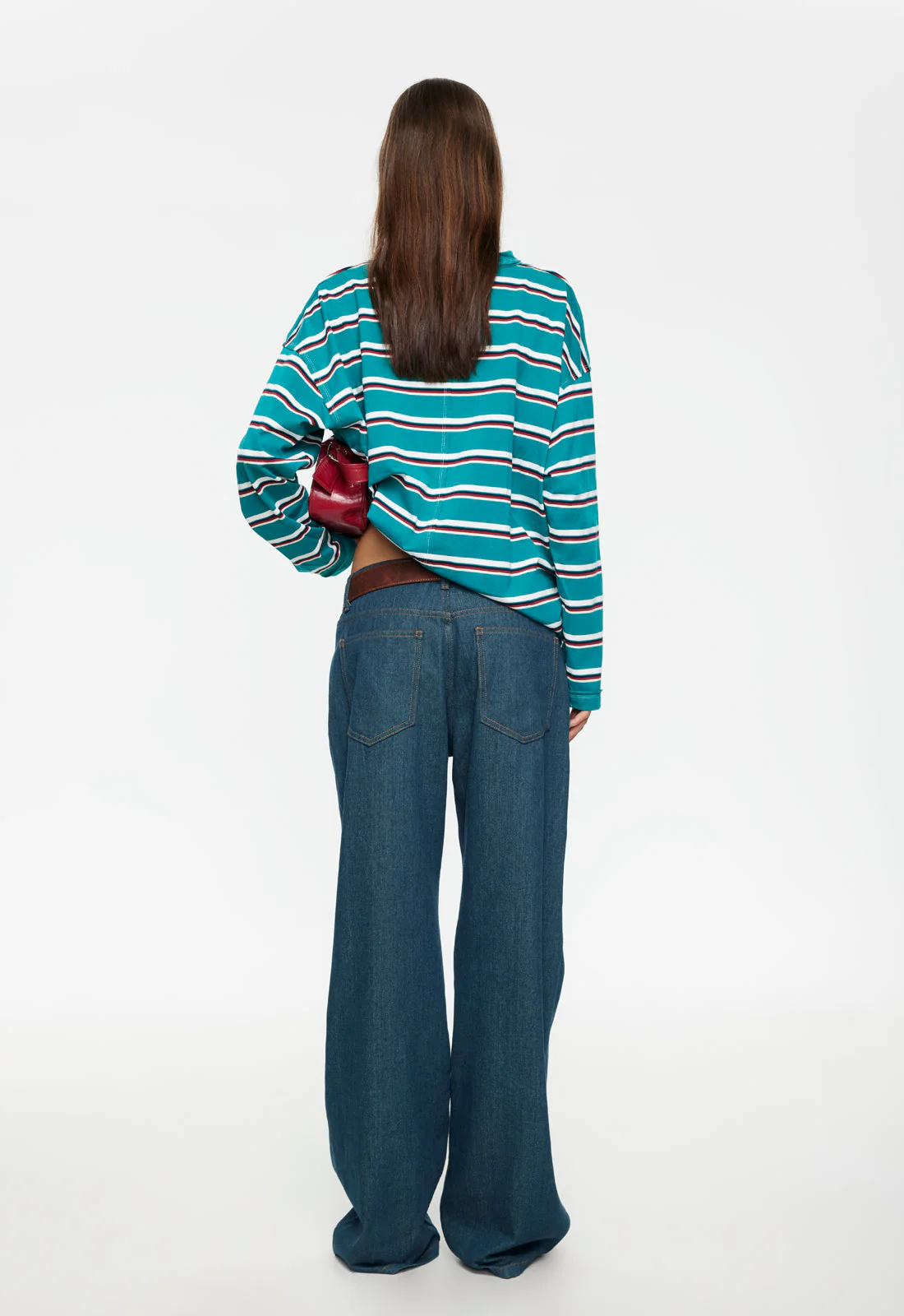 HORIZON LONG SLEEVE - FOREST STRIPE - Image 5