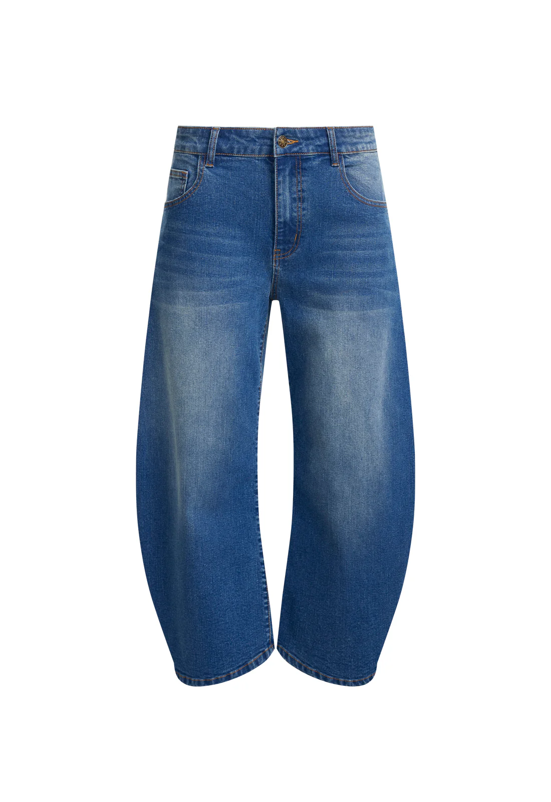 HORSESHOE CROPPED JEAN - DARK INDIGO - Image 5