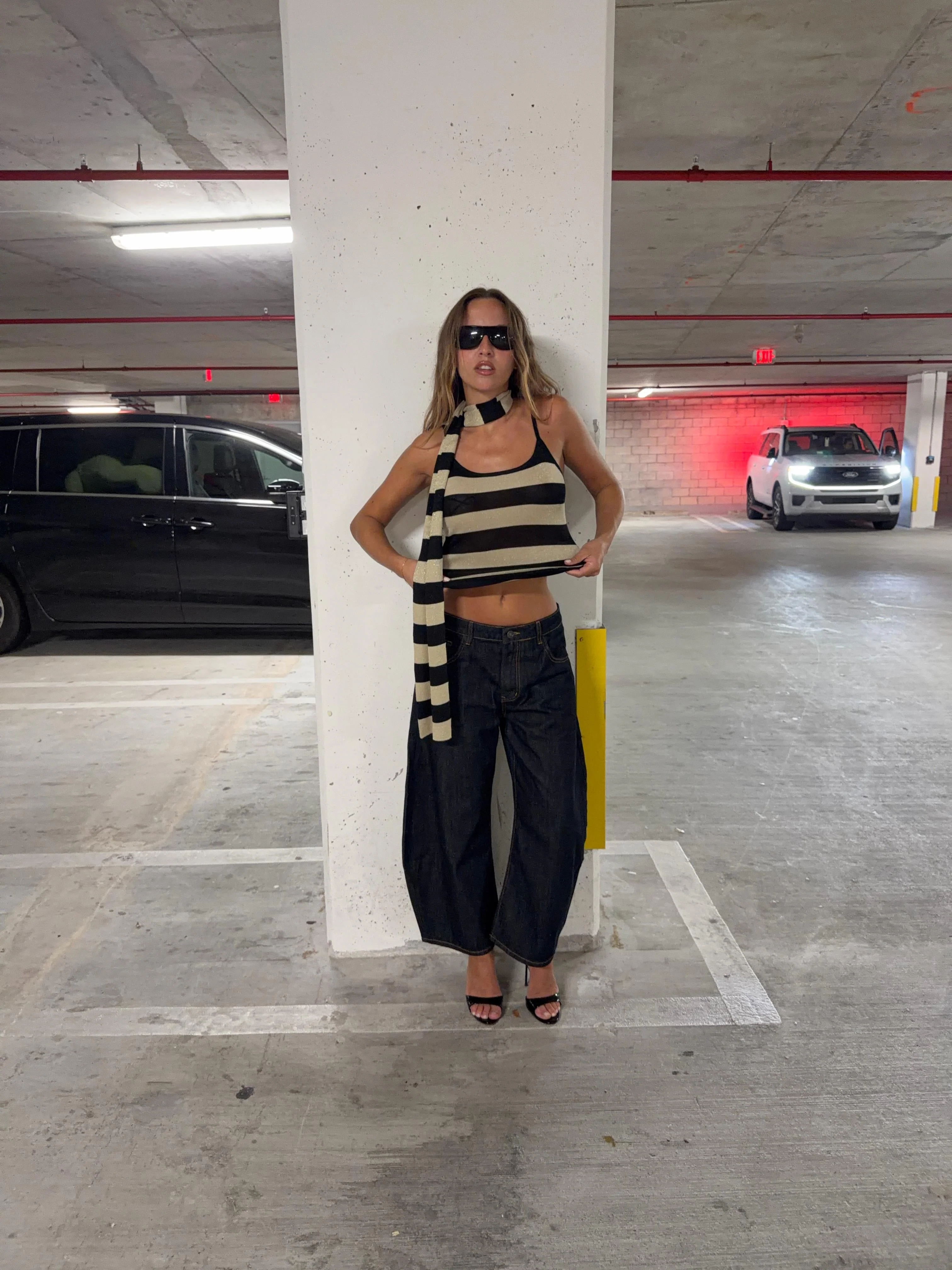 HORSESHOE CROPPED JEAN - INDIGO - Image 5