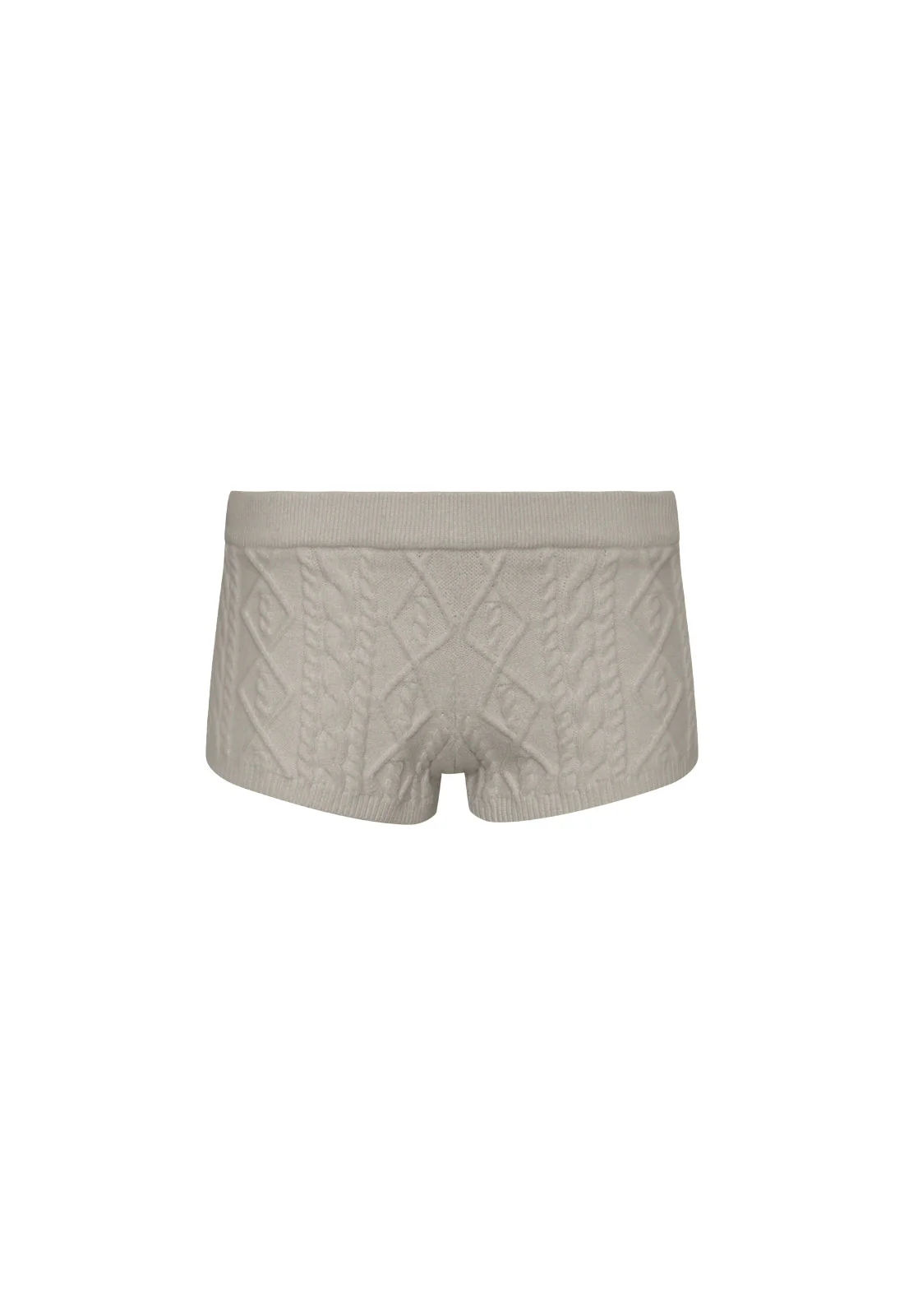 HOUSEWIFE KNIT SHORT - ASH CABLE - Image 5