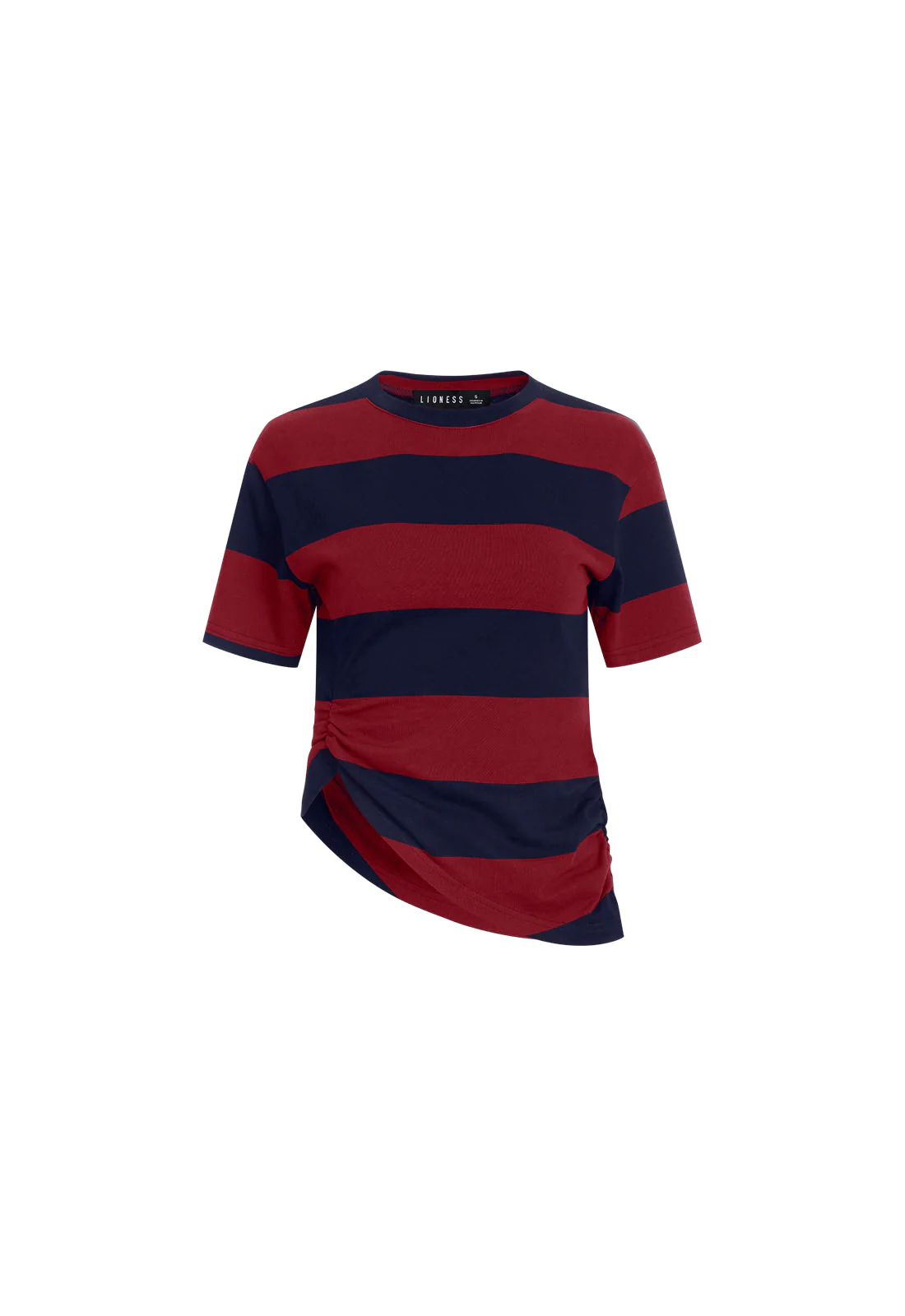 IN TRANSIT TEE - BURGUNDY STRIPE - Image 5