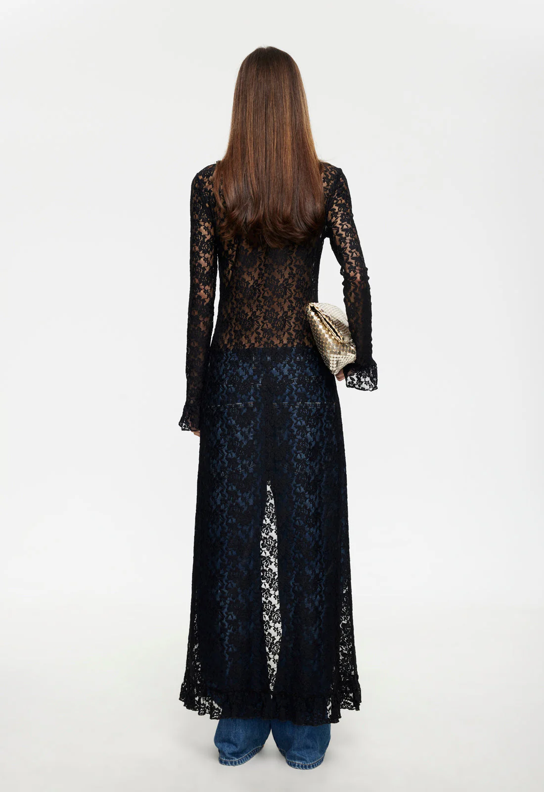 LONG NIGHTS MAXI DRESS - NOIR - Image 4