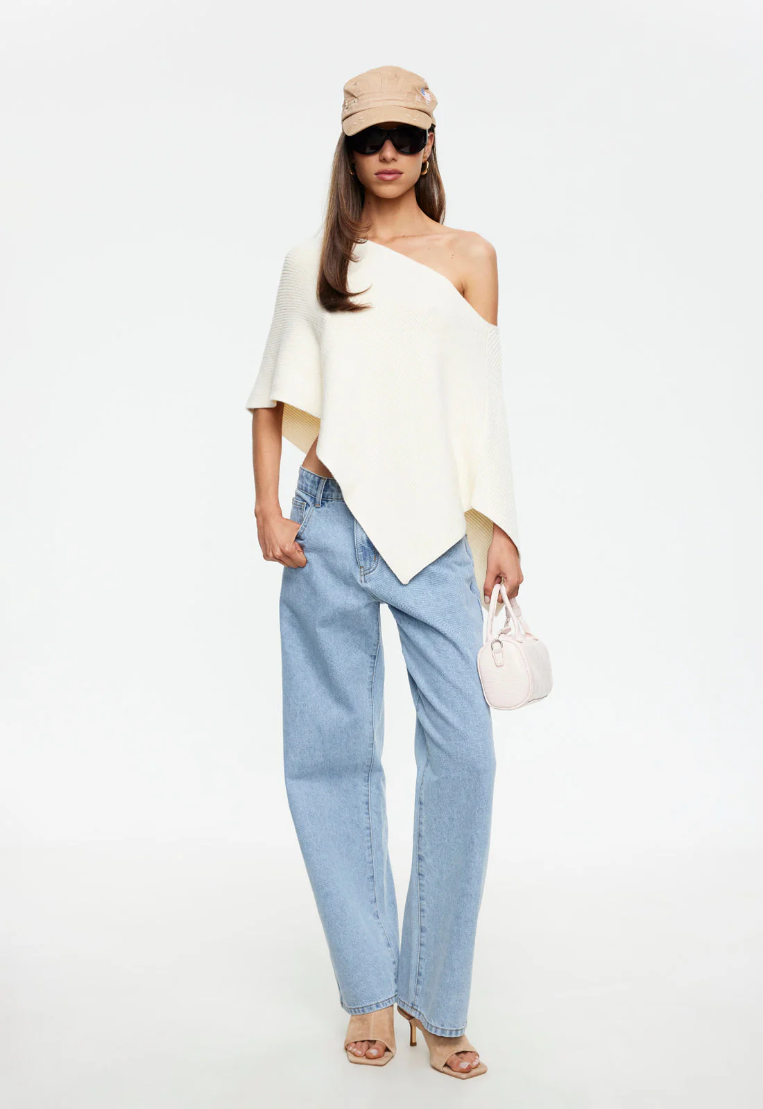 LUMINOUS PONCHO - MILK - Image 3
