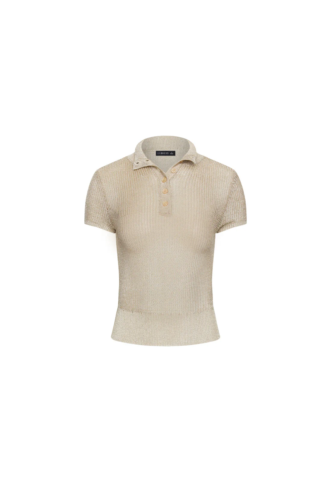 MATCHA KNIT TEE - GOLD - Image 6