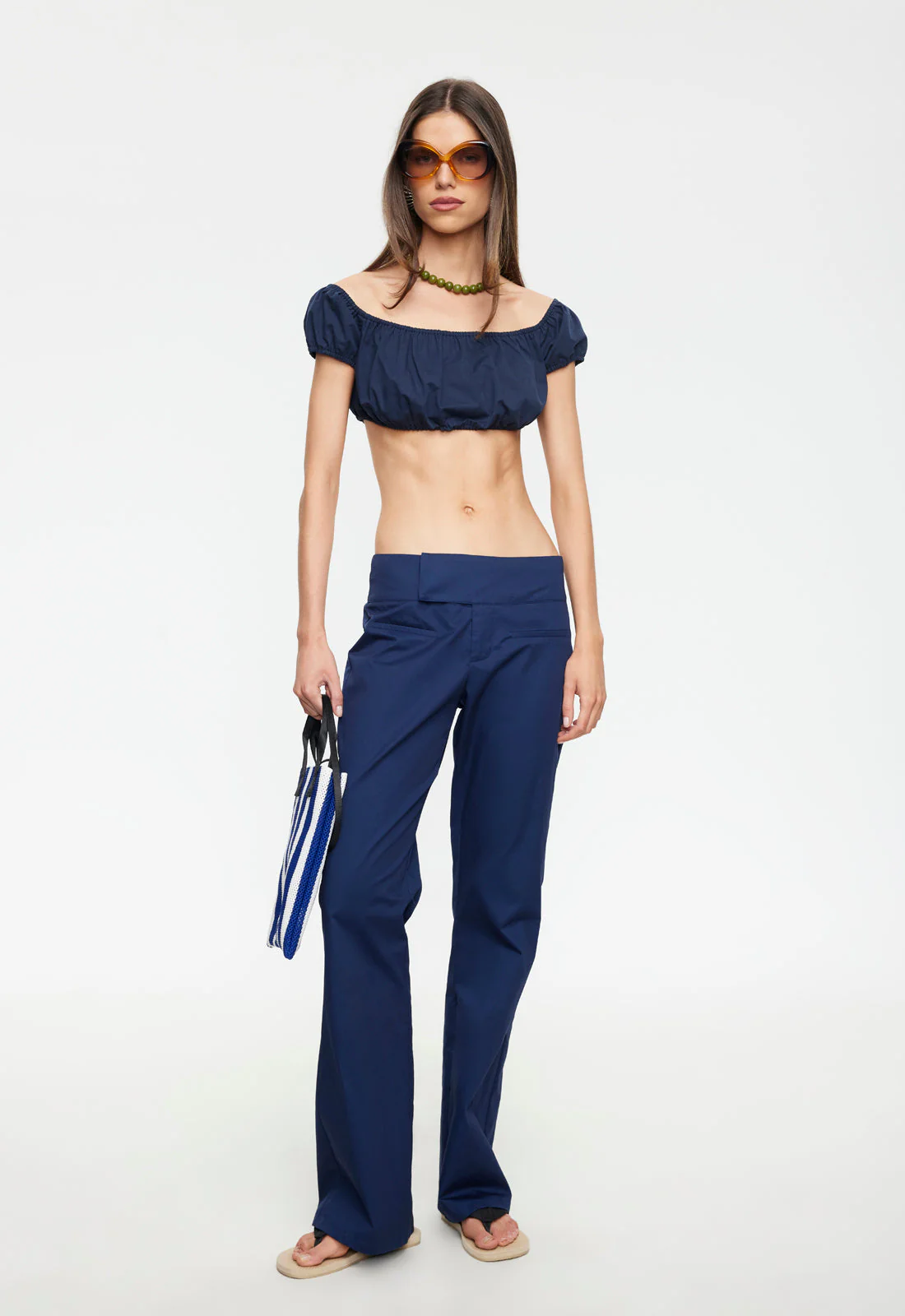 MERCI CROP - NAVY - Image 2