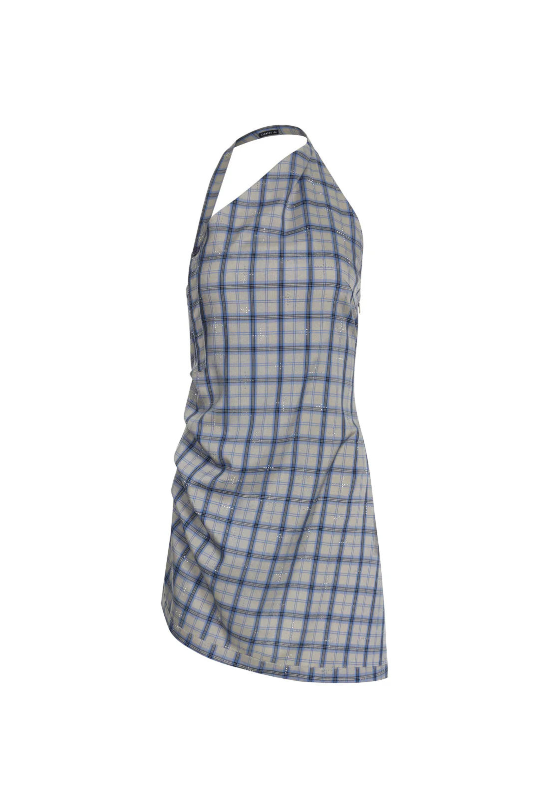 MOONLIGHT MINI DRESS - ASH PLAID - Image 5