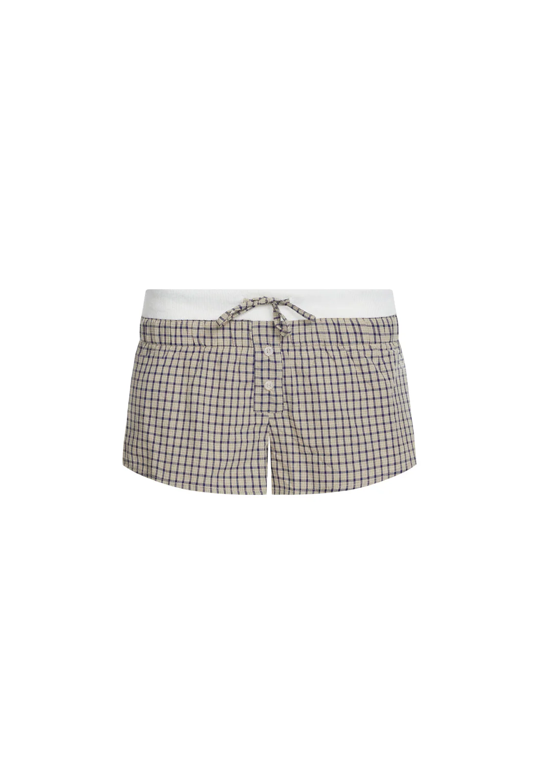 NIRVANA SHORT - VINTAGE BEIGE PLAID - Image 5