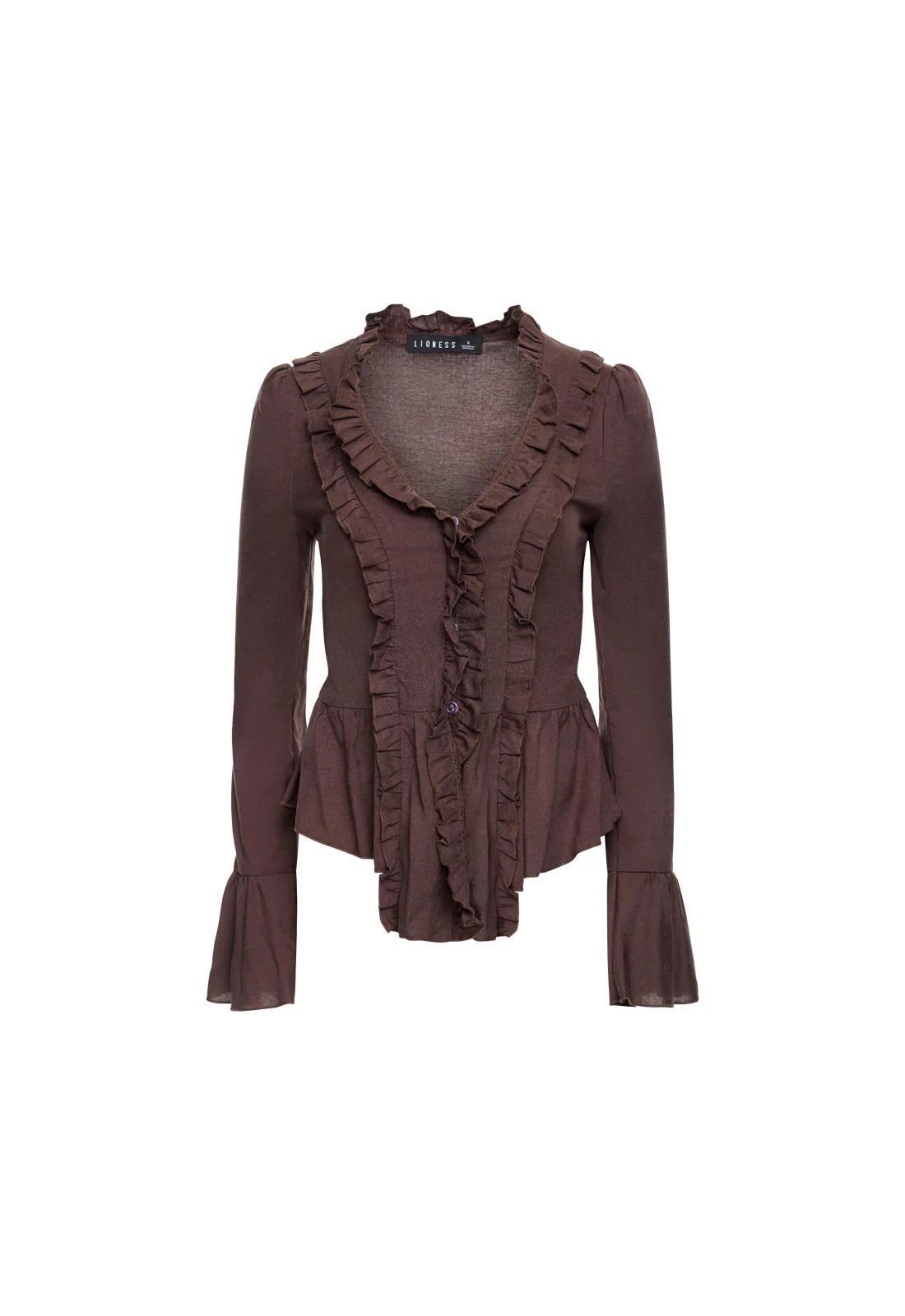 ODETTE LONG SLEEVE - BROWN - Image 6