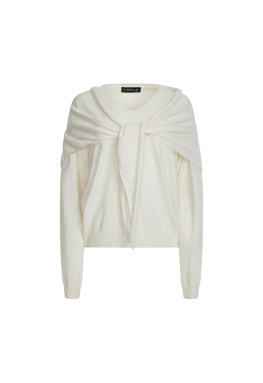 OLSEN V KNIT - PORCELAIN - Image 6