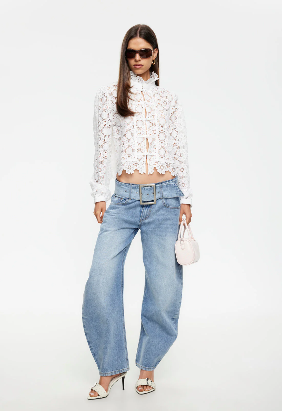 OVERTIME BLOUSE - PORCELAIN