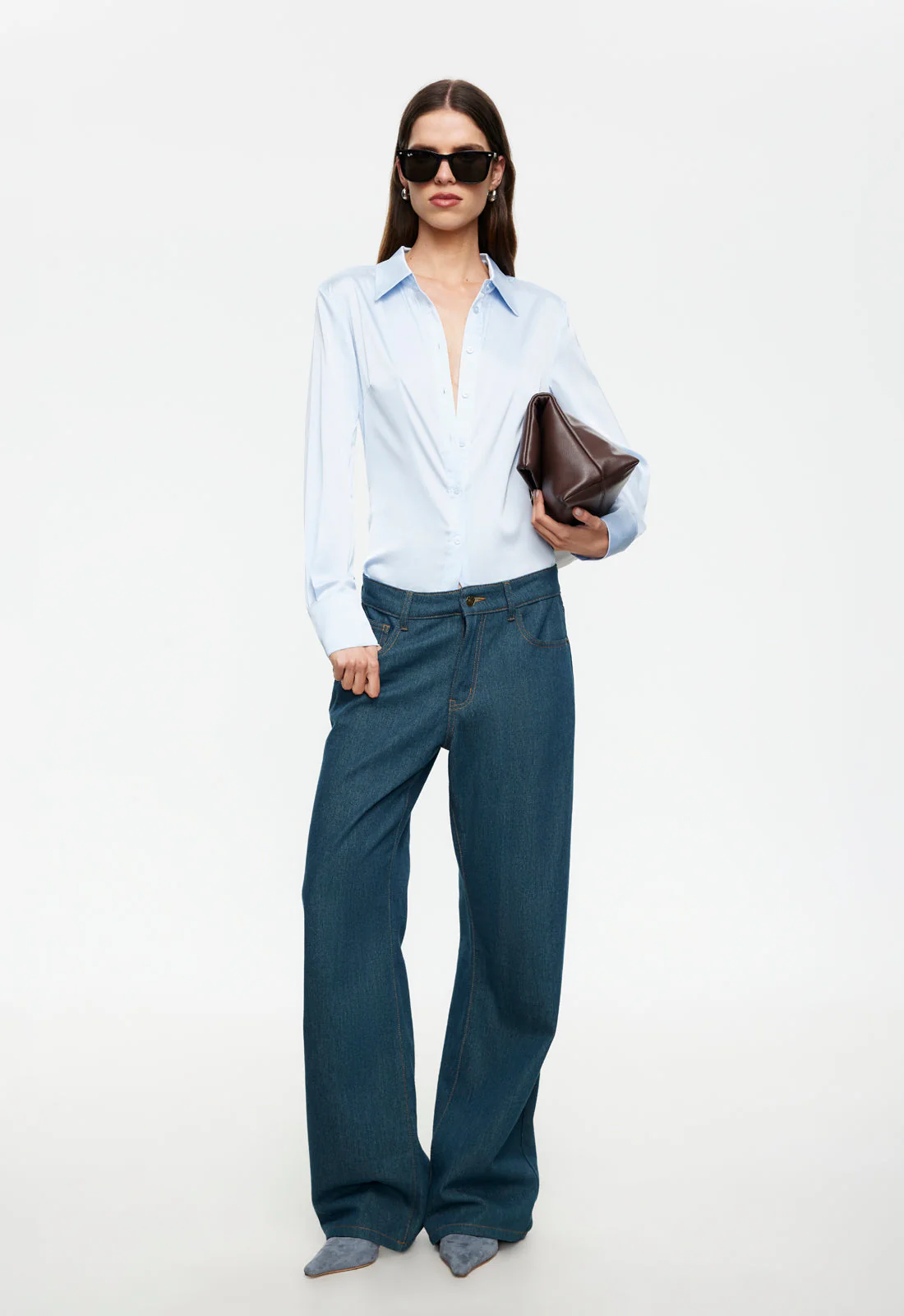 PEAK JEAN - WASHED BLUE - Image 2