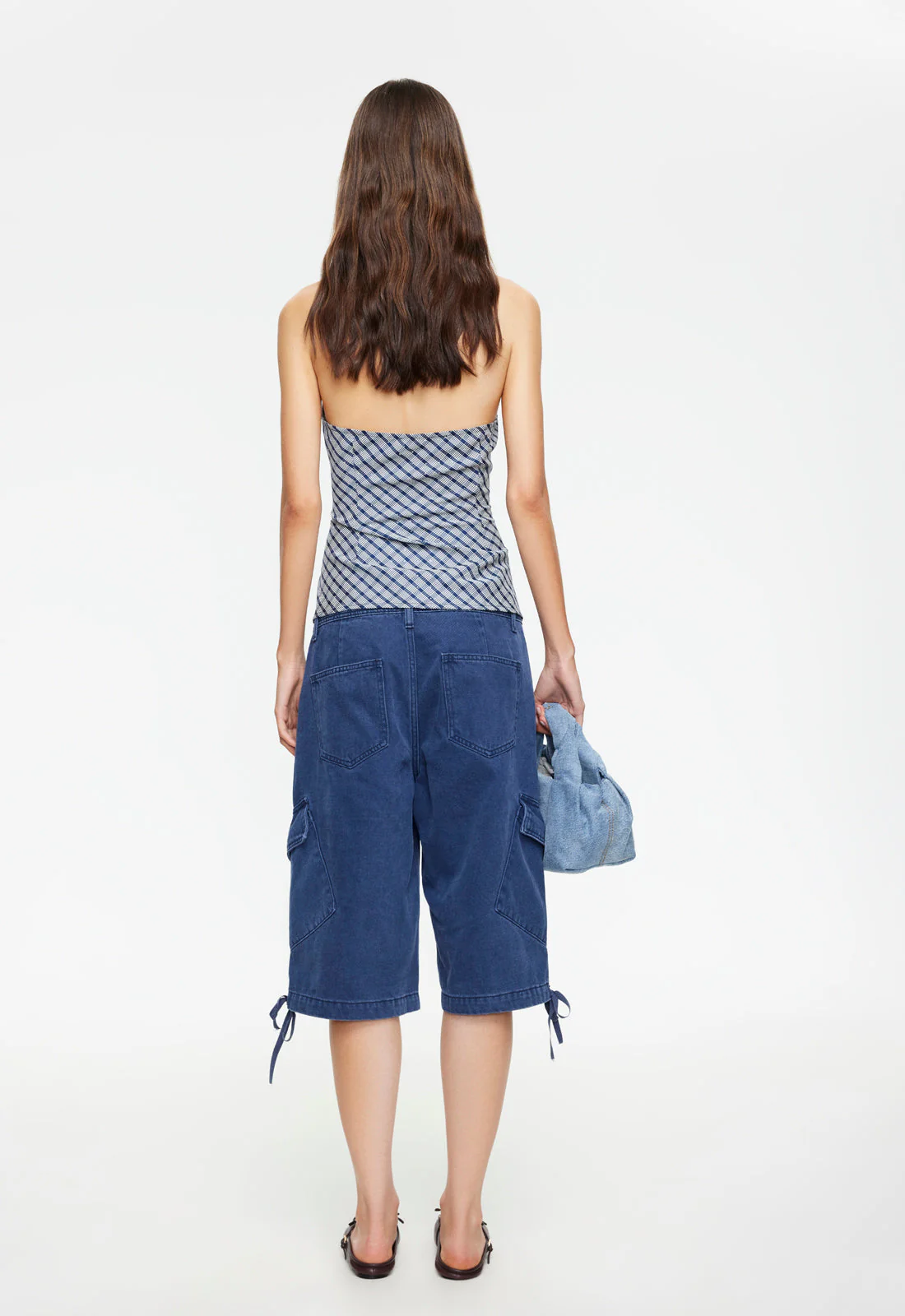POWER HOUR HALTER - NAVY PLAID - Image 4