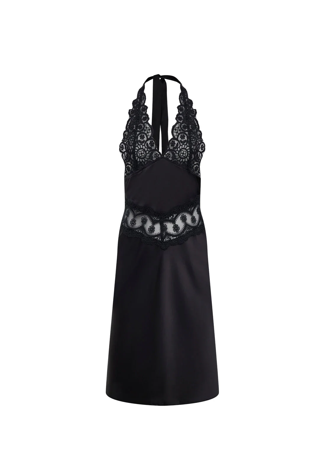 SOLANA MIDI DRESS - ONYX - Image 5