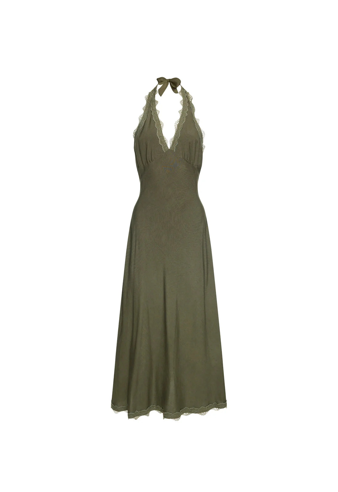STARS ALIGN MIDI DRESS - KHAKI - Image 5